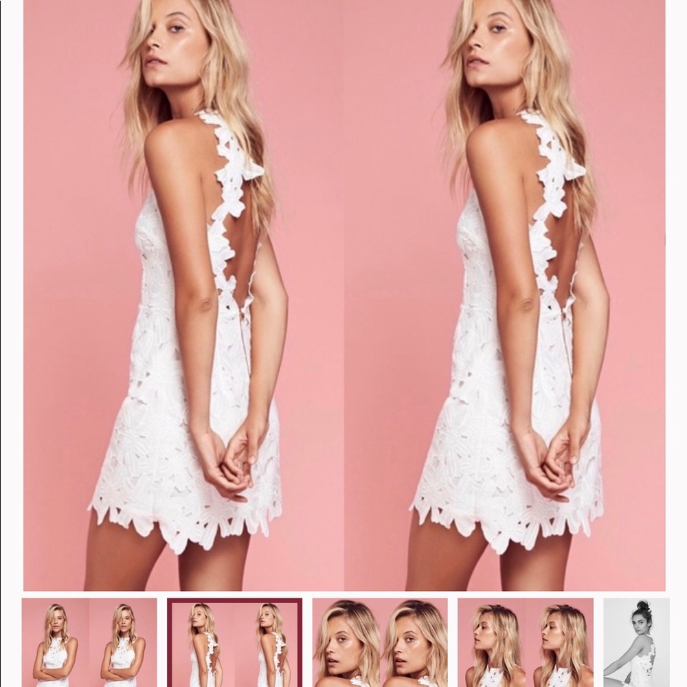 Free people x Saylor lace backless dress 👗